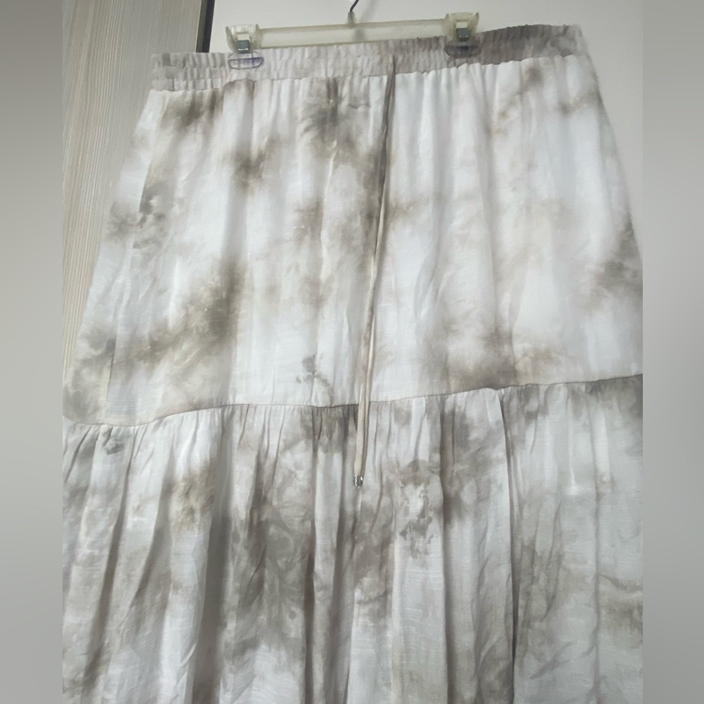 tie dye flowy long voluminous tiered  AGB plus size ,peyote color - Picture 11 of 17